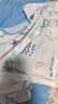 红豆儿童睡衣男女童春夏薄款纯棉家居服套装长袖裤空调服J3135白色140 实拍图