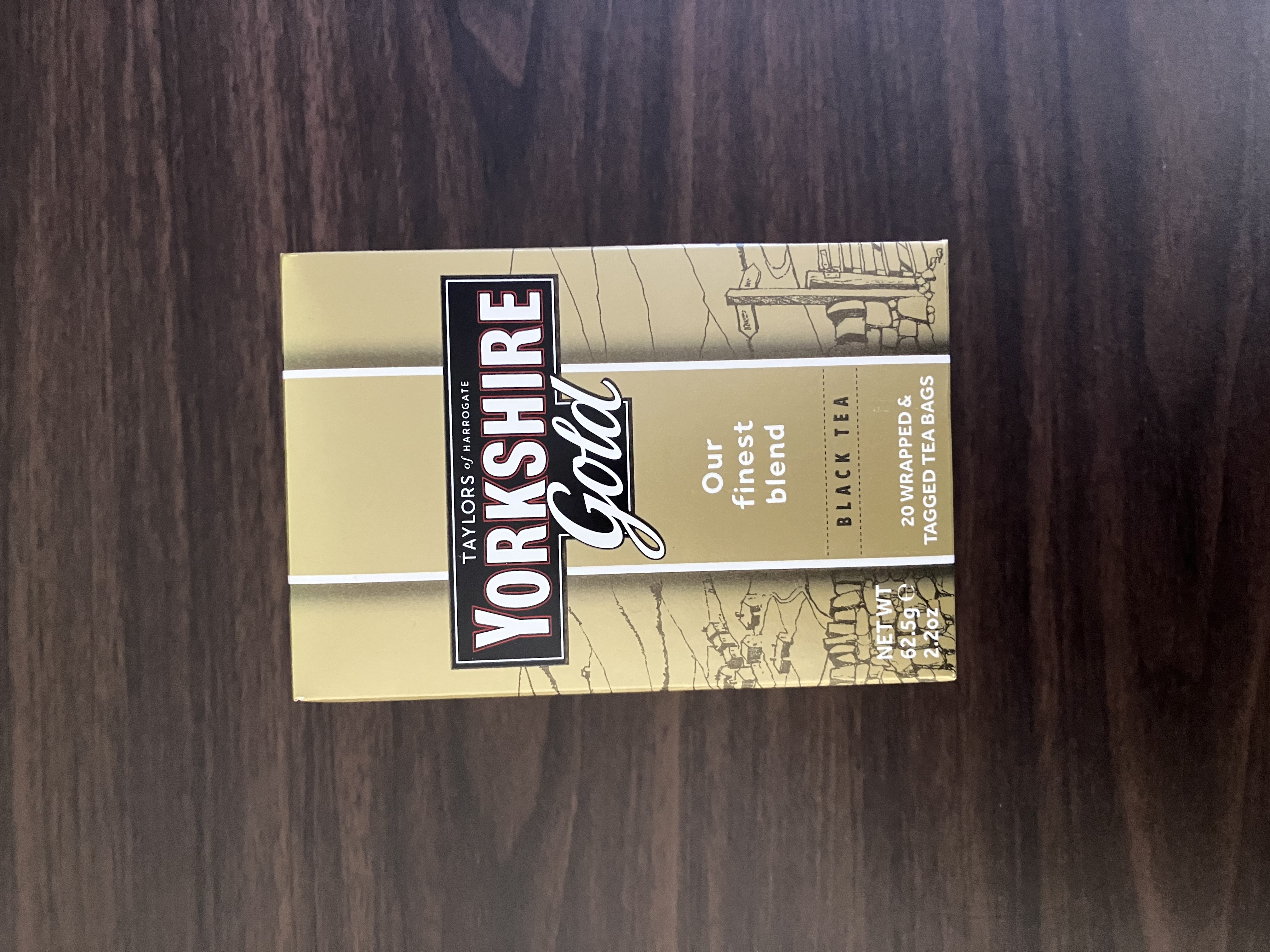 哈罗盖特的泰勒金牌红茶 英式早餐办公室下午茶茶包 20袋*3.125g 英国原装进口 实拍图