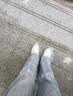 博沃尼克一次性防雨鞋套雨靴加厚男女士防水防滑雨天长筒塑料鞋套 20只装 实拍图