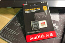 闪迪（SanDisk）128GB TF（MicroSD）内存卡 A1 U1 C10 至尊高速移动版存储卡 读速195MB/s 手机平板游戏机内存卡 实拍图
