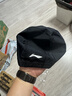 李宁（LI-NING）泳帽男女长发舒适布游泳帽时尚护耳不勒头不粘发泳帽 LSMP151黑色 实拍图
