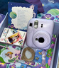 INSTAX富士instax立拍立得 一次成像相机 mini12精美礼盒 鸢尾骑士 含10张fafa花边相纸 实拍图
