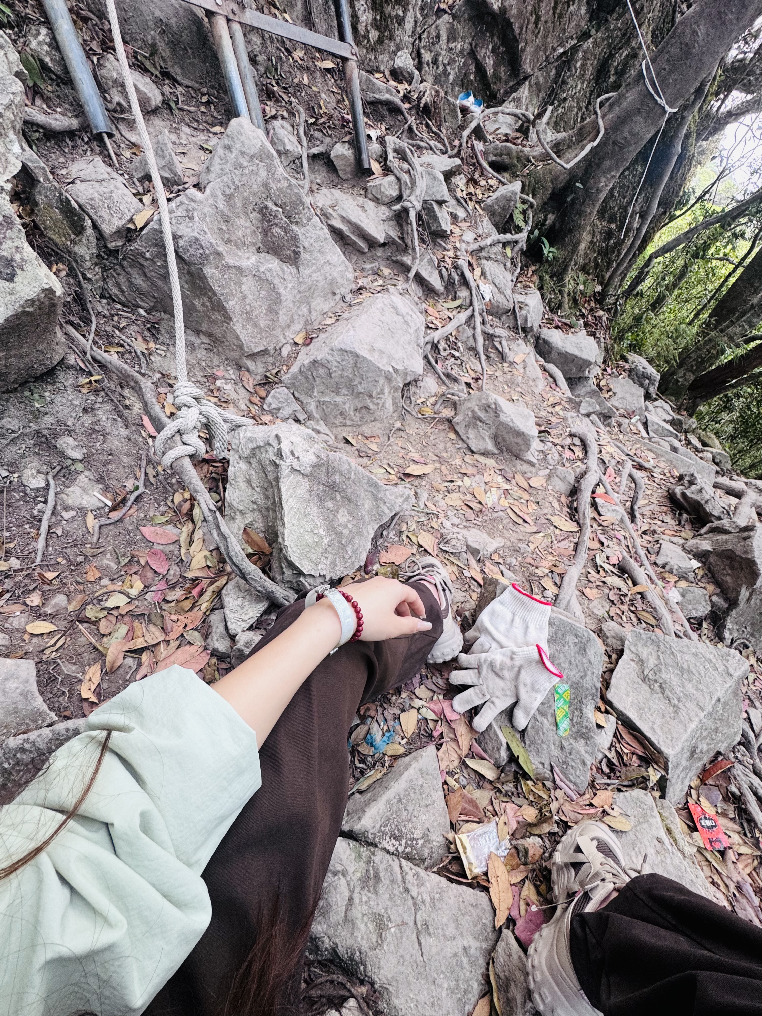 ZHR则则登山鞋女户外运动鞋女轻便厚底增高休闲女鞋 KD215 棕色 37 实拍图