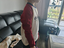 可可鸭（QQ DUCK）童装儿童T恤女童长袖上衣休闲打底衫学生衣服好奇插肩米白；140 实拍图