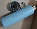 炊大皇保温杯316L医用级不锈钢茶水分离商务便携智能保温杯浅蓝色 490ml 实拍图