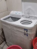海尔（Haier）半自动双桶双缸洗衣机 12KG大容量  强力去污洗大件 一级能效家电国家补贴以旧换新 XPB120-81D2 实拍图