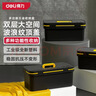 得力（deli）家居工具箱颜值空箱塑料收纳箱多功能五金工具收纳盒17英寸 实拍图