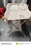 babycare尿布台婴儿护理台多功能可折叠尿布台新生儿可移动婴儿床多功能床 珀尔里粉【配网兜*2+小水盆*1】 实拍图