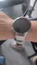 华为HUAWEI WATCH 5 42mm基础款不锈钢表壳金星白素皮复合表带X-TAP智感窗eSIM通信手表 实拍图
