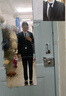 小西装女春夏新款长袖职业装套装商务正装面试上班教师销售工装秋 黑色女【西装外套+裤子+白衬衣】 XL 码【约106-114斤穿】 实拍图