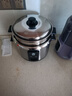 三角牌（Triangle）电饭锅老式电饭煲家用316不锈钢内胆4L煮饭锅3-4人米饭锅带蒸笼TG-Z40X17ZK 实拍图