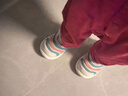 巴布豆童鞋春款男女宝宝毛毛虫学步鞋防滑软底机能鞋婴幼儿鞋贝壳粉25码 实拍图