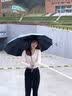 小米乾盾全自动晴雨伞加强伞骨太阳雨伞一键收放防紫外线黑胶防晒遮阳 108骨-曜石黑【加大加固/晴雨】自动 实拍图