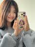 圣图朗新款17苹果16多巴胺女孩iphone15promax可爱14plus手机壳12卡通11高级感XS全包液态硅胶软13防摔套 液态硅胶-捧花女孩-古董白 iPhone 17 pro 实拍图