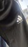 阿迪达斯（adidas）长裤男女春季宽松透气直筒裤跑步运动防风休闲裤  黑白 L 实拍图
