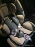 贝倍适（BAYBETSS）儿童安全座椅汽车用0-4-12岁宝宝360度旋转婴儿车载坐椅ISOFIX 米灰色【遮阳棚+上拉带+侧保护】 实拍图