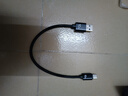Type-C手机数据线10A快充适用华为荣耀小米魅族VIVOPPO车载平板通用闪充电线 绅士黑【1条装】 0.25米 实拍图