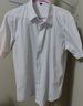 南极人（Nanjiren）衬衫男短袖夏季纯色商务休闲衬衣舒适透气短袖白衬衫男白色衬衫 实拍图