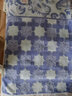 金典三点水 纯棉加厚毛圈四季通用透气情侣婚庆枕巾一对2条装尺寸52*75 十字蓝色 实拍图