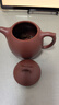 京东京造宜兴紫砂壶 手工茶壶【原矿紫泥】煮泡茶具 秦权壶 170ml礼盒装 实拍图