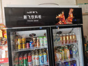 新飞 （Frestec）展示柜冷藏保鲜柜酒水饮料冰柜双开门冷藏柜酒店冷藏保鲜柜超市直冷玻璃门风冷无霜冰箱立式冷柜 大双门黑红上机900L【4D风冷无霜】1.2米 实拍图