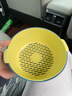 双层塑料洗菜盆沥水篮子厨房神器多功能客厅家用水果盘洗水果菜篮 青黄色 1个 实拍图
