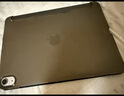 毕亚兹适用ipad 10.2英寸保护套 2021年9/8/7代 通用苹果平板电脑三折支架 智能休眠保护壳 PB179金刚黑 实拍图