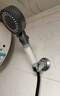 四季沐歌（MICOE）黑色增压淋浴花洒喷头套装 浴室淋浴头花洒手持花洒三件套HS125 实拍图