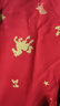 优奇婴儿连体衣四季新年红色衣服满月宝宝哈衣喜庆百天周岁爬爬服哈衣 实拍图