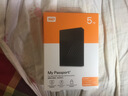 西部数据（WD）移动硬盘5TB USB3.0 My Passport随行版2.5英寸 黑 机械硬盘 笔记本电脑外接 大容量加密 家庭存储 实拍图