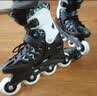 美洲狮（COUGAR ）成人可调码数轮滑鞋直排轮溜冰鞋 黑蓝L码 实拍图