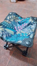 椅子板凳小椅子户外钓椅马扎钓鱼便捷多功能超轻四角凳子马扎 枫叶蓝色【ABC增加承重】 实拍图