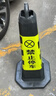 腾驰 雪糕桶禁止停车桩警示牌 橡胶反光路障锥隔离墩雪糕筒 4斤黄黑 实拍图