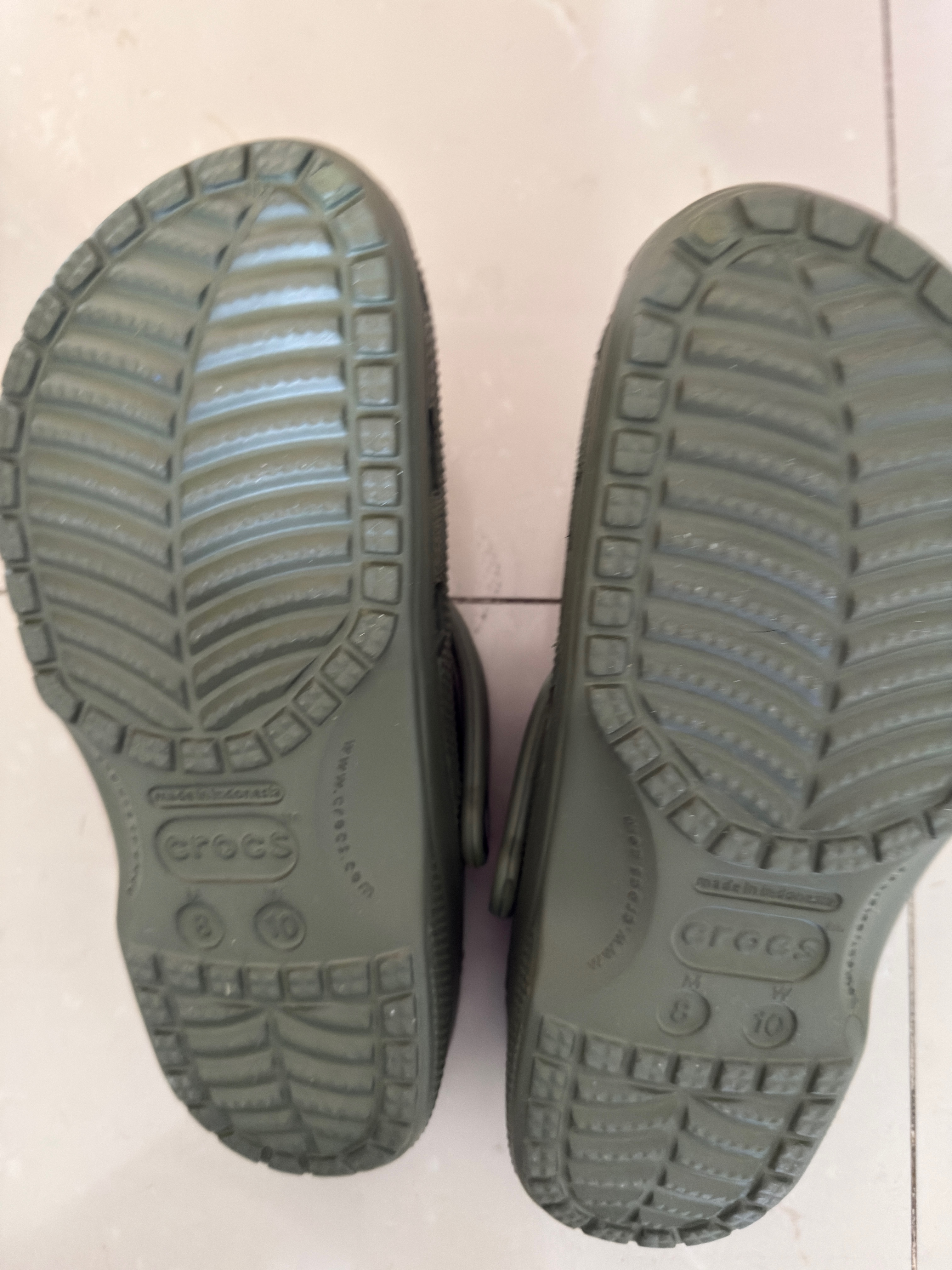 CROCS卡骆驰贝雅洞洞鞋沙滩鞋|10126 军绿色-309 41/42(260mm) 实拍图