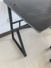 甄严选电脑桌台式电竞桌椅套装组合桌子办公家用桌学习桌书房书桌写字桌 【电竞桌椅套装】黑碳纤维面120*70CM 实拍图