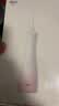 拜尔专业冲牙器 手持式水牙线家用电动超声波洁牙去除正畸专用牙齿清洁洗牙神器 M401蜜桃粉 实拍图