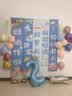 宫薰生日场景布置男孩生日道具氛围气球派对布置场景装饰生日快乐条幅 实拍图