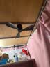 物克 宿舍风扇床上蚊帐内小吊扇床上静音无刷电机小型微风吊扇学生寝室用睡眠遥控定时户外露营悬挂 FS6P加大充电版【12000毫安+遥控】石墨灰 实拍图