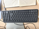 罗技（Logitech）K106 键盘 有线键盘 办公键盘 紧凑型 黑色 99键 实拍图