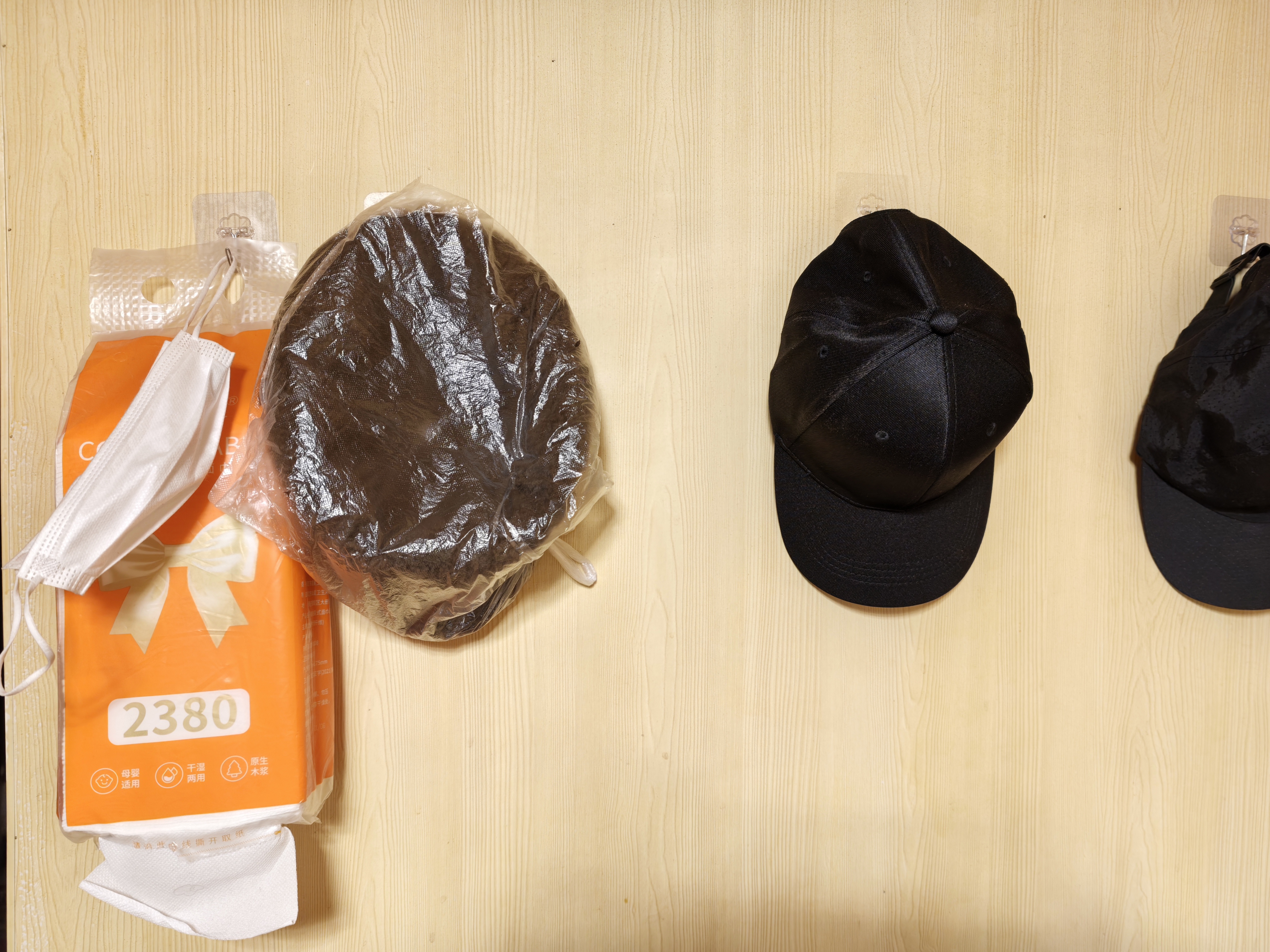 无痕免打孔挂钩强力粘胶墙壁壁挂墙上透明无痕门后承重厨房粘贴挂 【囤货必买】超粘挂钩50个装 实拍图