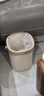 ecoco垃圾桶8L家用压圈自动打包卫生间客厅卧室厨房厕所垃圾篓E24216黄 实拍图