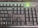 双飞燕（A4TECH）WKM-1000 104键 有线键鼠套装 有线键盘鼠标套装电脑键盘薄膜办公键盘办公打字手感好 黑色 有线 实拍图
