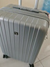 爱华仕行李箱20英寸登机箱男大容量拉杆箱耐用旅行箱女密码箱皮箱灰色 实拍图