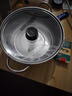 汤锅不锈钢上蒸下煮蒸包子煮面条锅电磁炉燃气灶通用火锅煮锅锅具 较薄 不锈钢本色 22cm 实拍图