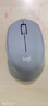 罗技（Logitech）M330 轻音鼠标 无线鼠标 办公鼠标 右手鼠标 带无线微型接收器 灰色 实拍图