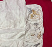欧孕（OUYUN）婴儿隔汗巾6层纱布吸汗巾儿童春夏垫背巾 萌趣伙伴;32X24 5条装 实拍图