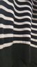 H&M女装毛针织衫夏季慵懒风休闲打底衫短款开衫内搭外套0579541 黑色/白色条纹 M 165/96 实拍图