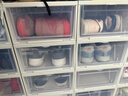 爱丽思透明鞋盒大号鞋子收纳盒防尘防潮鞋柜可叠加鞋架储物盒 8个装 实拍图