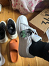 361°运动男鞋春夏季复古厚底增高小白鞋休闲板鞋跳舞鞋672426615-1 实拍图