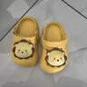 牧童儿童拖鞋夏男宝宝洞洞鞋软底女童卡通洗澡婴幼儿家居鞋奶狮黄180 实拍图